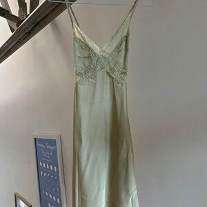 Princess Polly - TREASURE MINI DRESS SAGE - Size 2